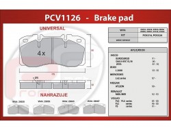 Deska brzdová PROFI PART 29122 IVECO