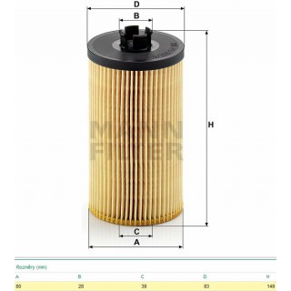 Filtr oleje HU931/5x